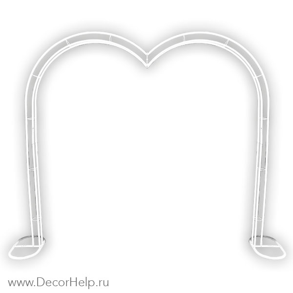 Кованная арка сердце для оформления свадбы купить